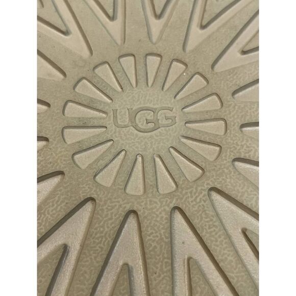 Ugg Classic Mini Snow Leopard Boot Size 8 Pink Metallic Glitter Ankle - Picture 14 of 16